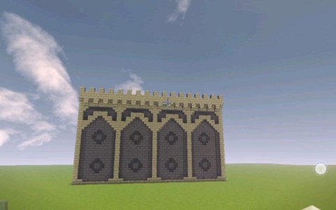 我的世界城墙怎么做