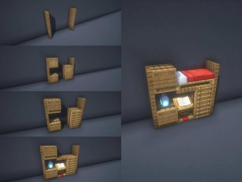 我的世界怎么做床密道[图1]